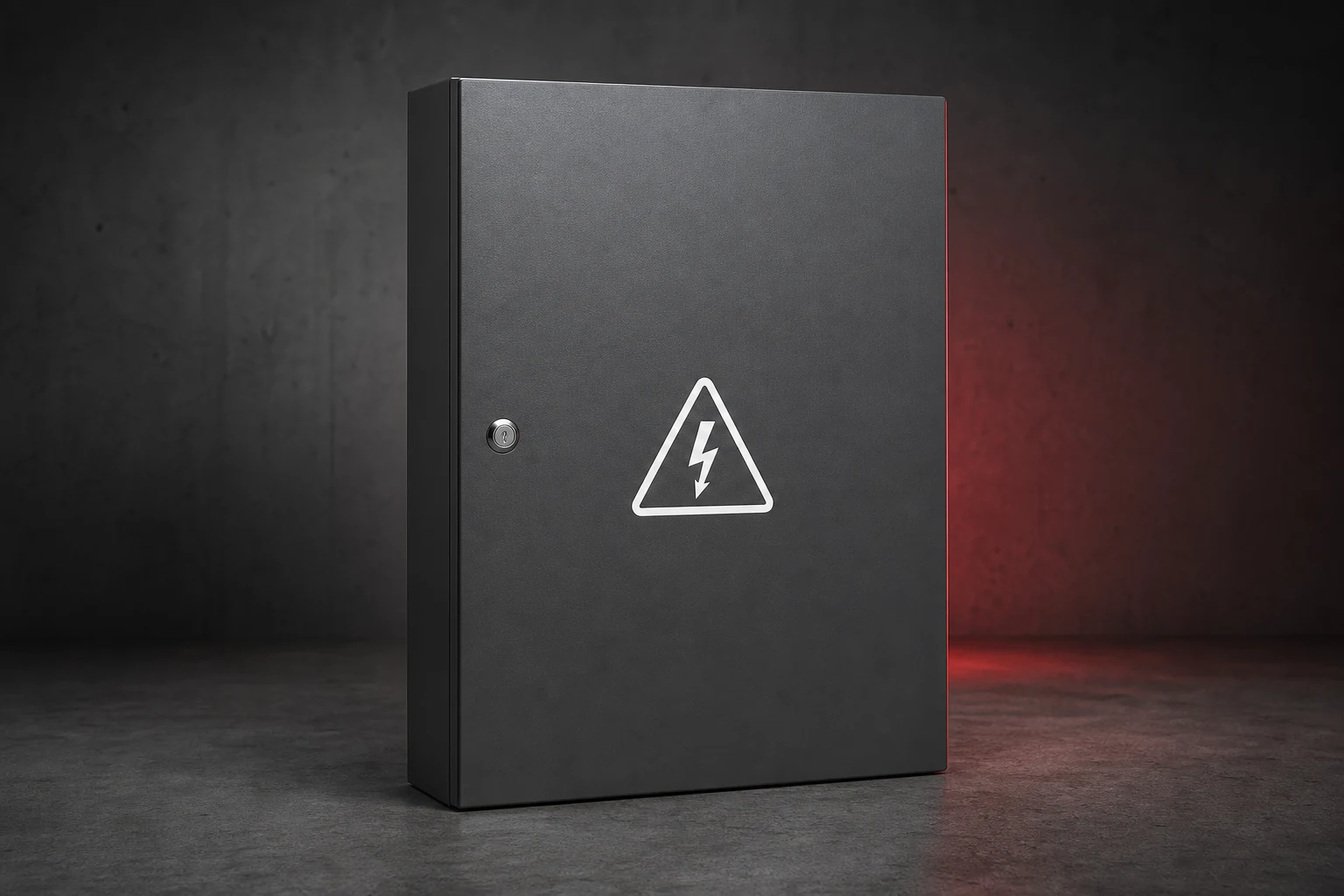 Electrical control box for an automatic bollard system